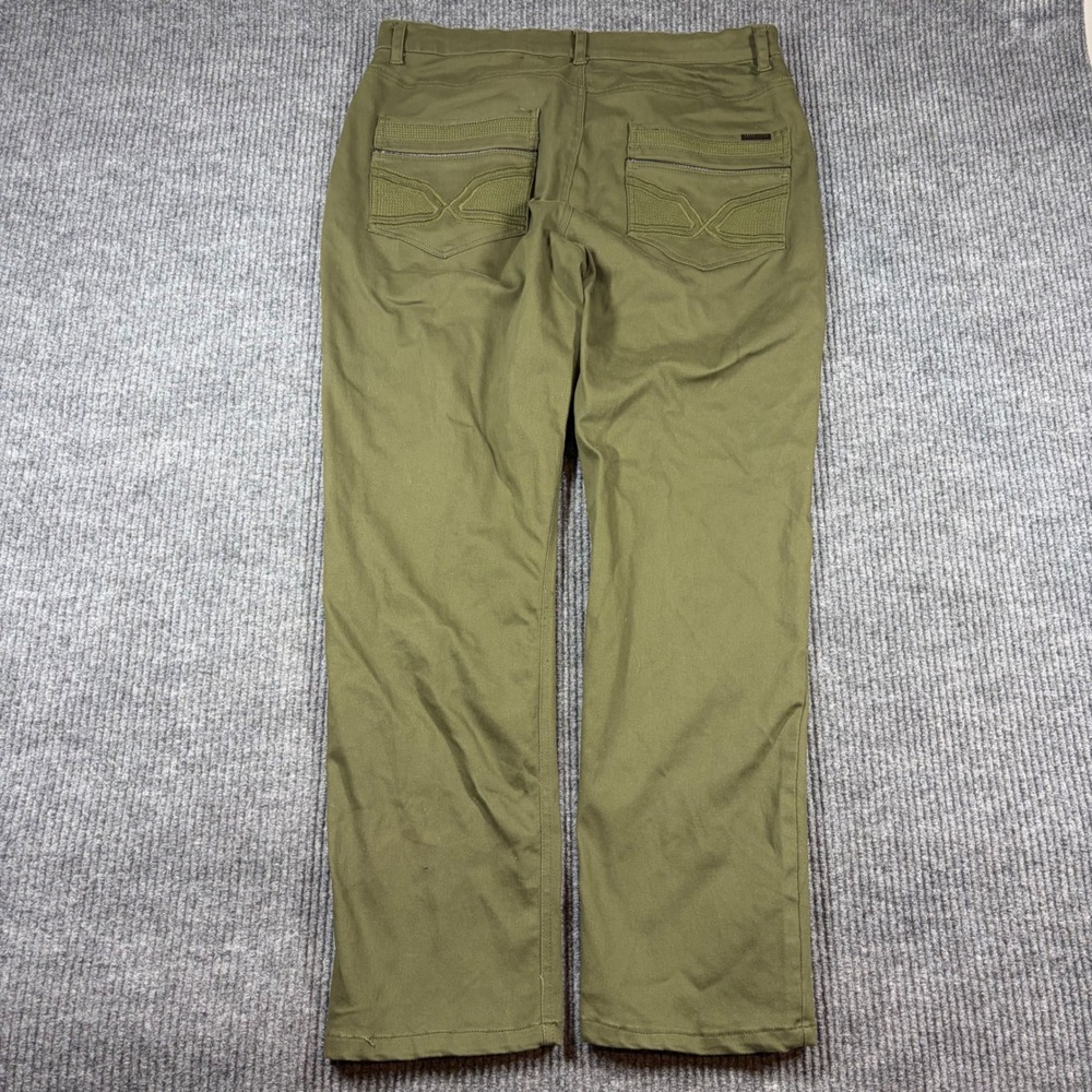 Asher Jones Pants‎ Men's 36x32 London  Olive Green Straight Leg Chino Casual